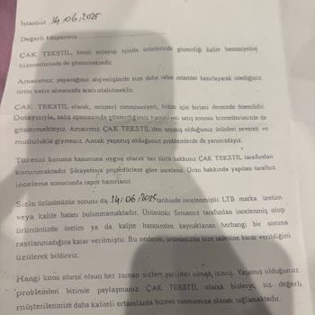 Lekeli Şort Ve Yetersiz Müşteri Hizmeti Deneyimi