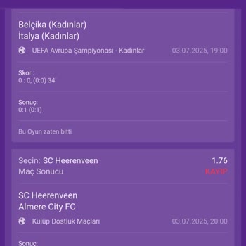 Bahis Kuponumda Maç Süresi Ve Oran Hataları Nedeniyle Mağduriyet Yaşadım