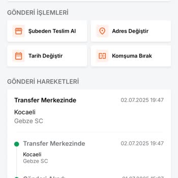 Trendyol Express Kargom Kocaeli'nde Günlerdir Bekliyor