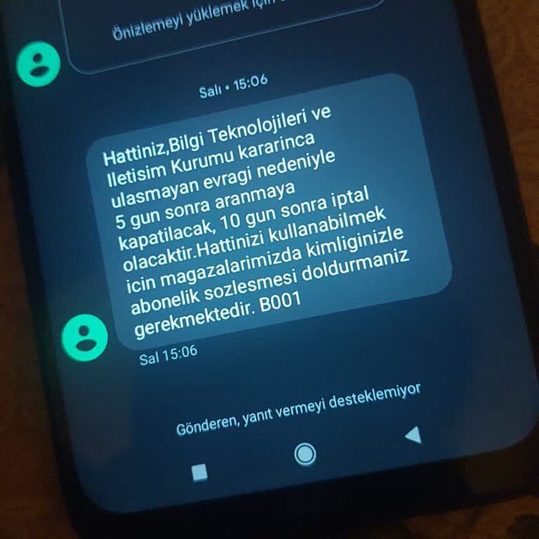 Çocuk Hattı Evrak Eksikliği Nedeniyle Kapandı Müşteri Hizmetleri Yardımcı Olmuyor