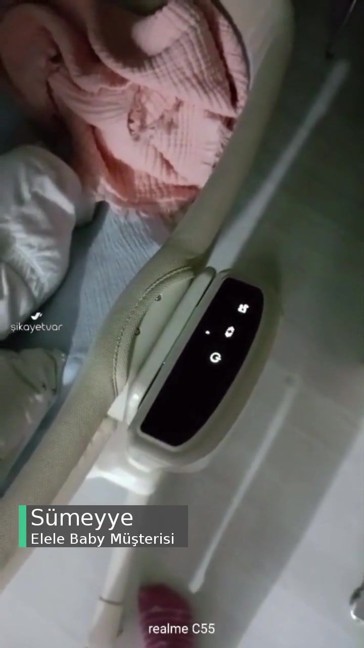 Elele Baby Anne Yanı Otomatik Sallanan Beşik Arızası videonun kapak resmi