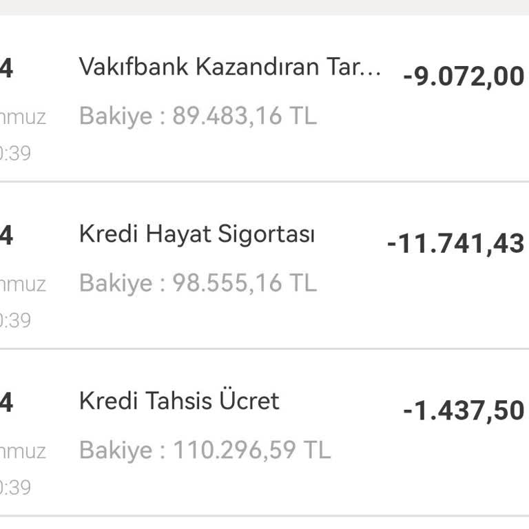 Bilgilendirme Olmadan Kesilen Kazandıran Tarife Ücretinin İadesini Talep Ediyorum