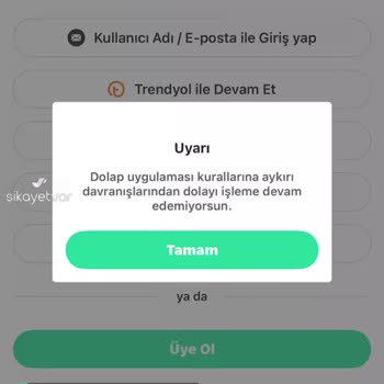 Dolap Aykırı Davranış