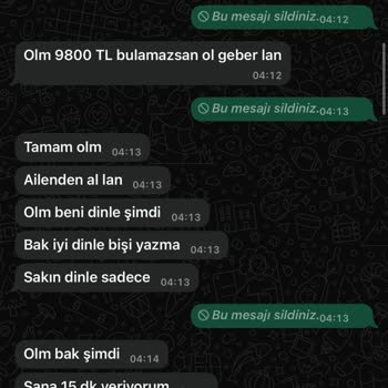 WhatsApp Üzerinden Şantaj Ve Tehdit Mağduriyeti Yaşadım