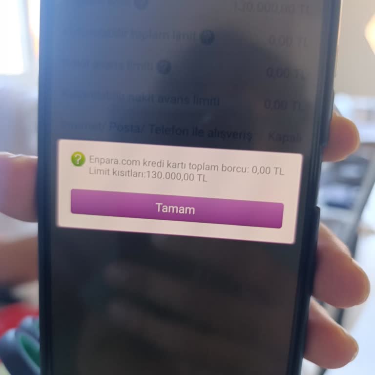 Enpara Kredi Kartı Borç Bitmesine Rağmen Limit Kısıtlaması Devam Ediyor