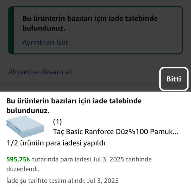 Amazon'dan Eksik Para İadesi Ve Ulaşılamayan Müşteri Hizmetleri