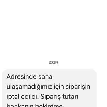 Getir Su Siparişim Zamanında Teslim Edilmedi Ve İptal Edildi