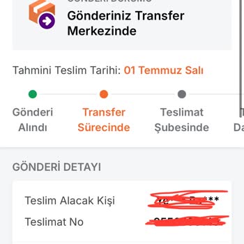 Siparişim Teslim Edilmeden İade Edildi, Bilgilendirme Yapılmadı