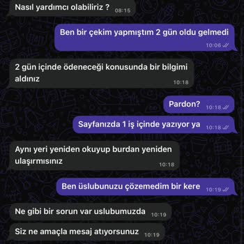 Çekim İşlemi Gerçekleşmedi, Destek Hattı Yardımcı Olmadı