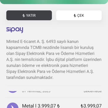 Minted TR Satış Emrim Günlerdir Onaylanmıyor, Destek Yanıt Vermiyor