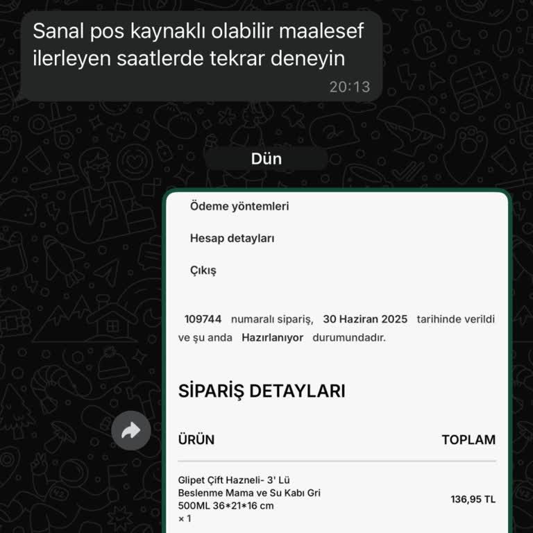 Sipariş Sonrası İlgisizlik Ve Güven Sorunu Yaşatan Firma Deneyimi