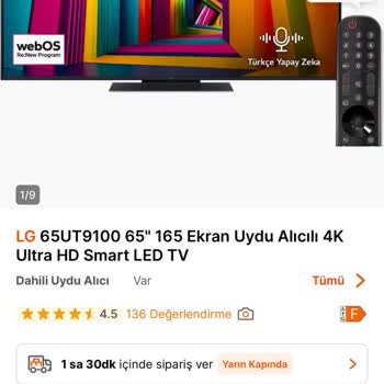 Onaylanan LG TV Siparişim Fiyat Hatası Gerekçesiyle Haksız Şekilde İptal Edildi