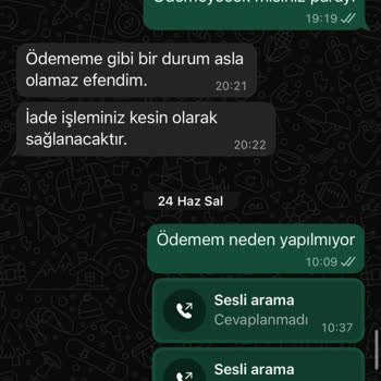 Sipariş Edilen Klimalar Gönderilmedi Para İadesi Yapılmadı Muhatap Yok