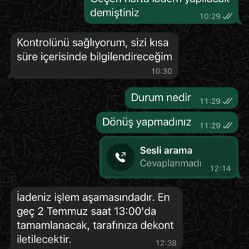 Sipariş Edilen Klimalar Gönderilmedi Para İadesi Yapılmadı Muhatap Yok