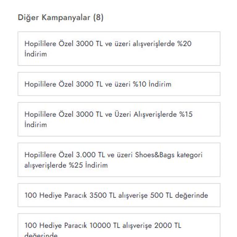 Görüntülenen Kampanyaları Kullanamama Sorunu Hakkında Destek Talebi