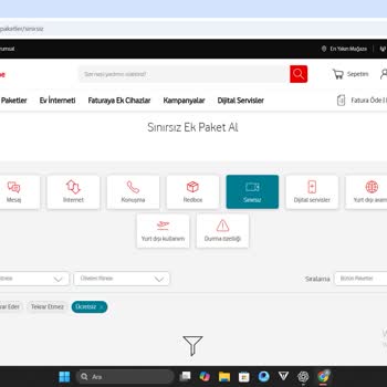 Vodafone Web Sitesinde Görünen Sınırsız İnternet Paketi Uygulamada Yok