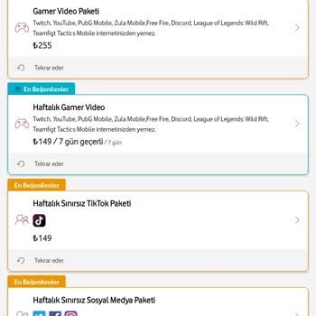 Vodafone Web Sitesinde Görünen Sınırsız İnternet Paketi Uygulamada Yok