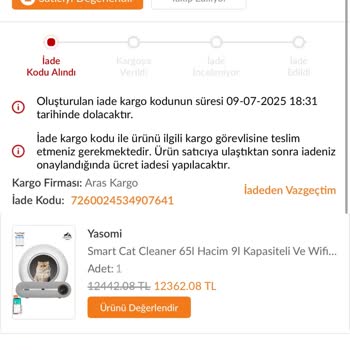 Kedi Tuvaleti Yerine Koşu Bandı Geldi İade Sürecinde Mağdur Edildim