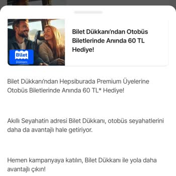 Hepsiburada İndirim Kodu Biletdükkanı'nda Geçersiz Çıktı