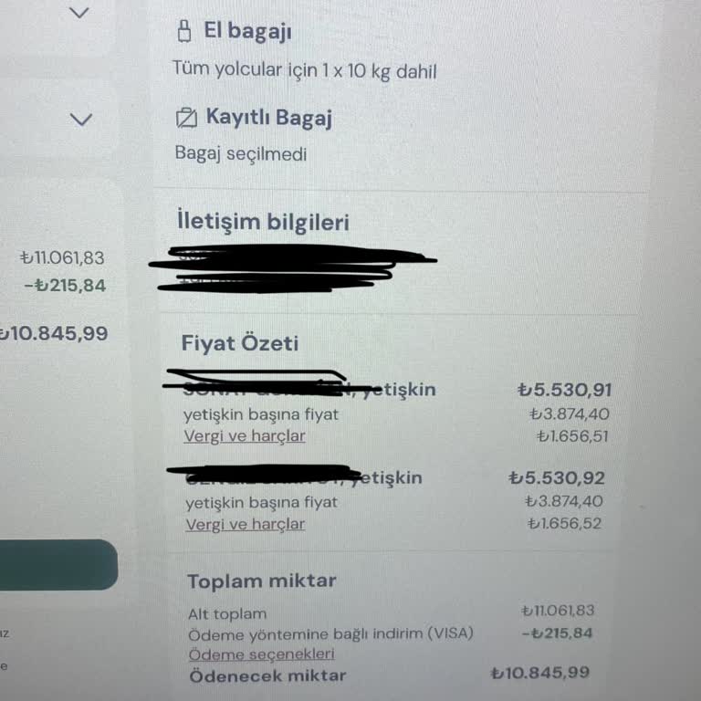 Mytrip'ten Alınan Bilette Bagaj Hakkı Sorunu Ve İlgisizlik