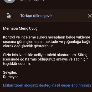 Hesabım İnceleniyor, Param Ve Tekliflerim Mağdur Oldu