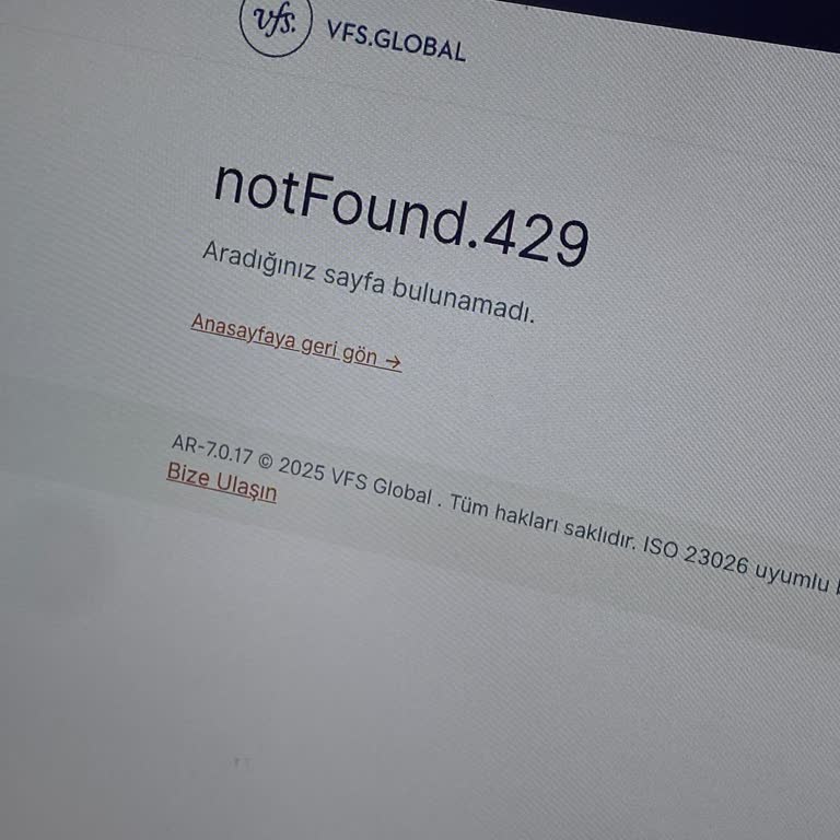 VFS Global Randevu Sistemi Ve İletişim Sorunları Mağduriyeti