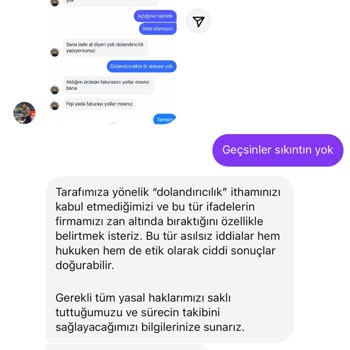 Gösterilen Ürünle Gönderilen Ürün Arasında Büyük Fark