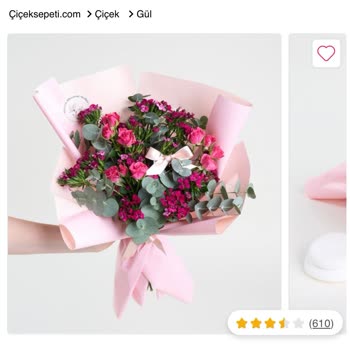 Çiçeksepeti Siparişimde Sorunlu Ve Farklı Buket Gönderimi, Yetersiz Müşteri Hizmeti