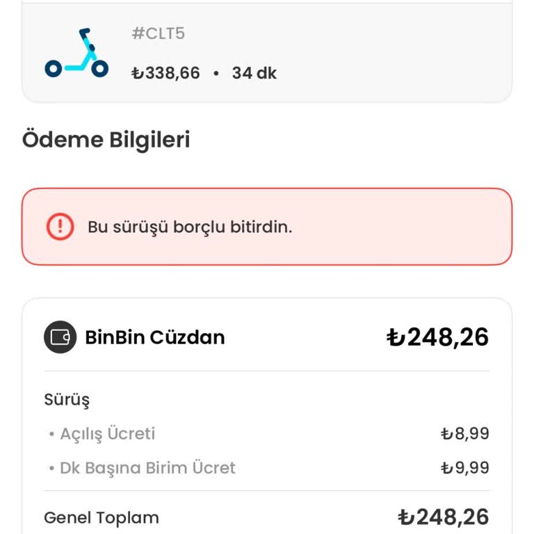 BinBin Sürüşünde Hatalı Ücretlendirme Ve Uygulama Sorunlarıyla Mağduriyet