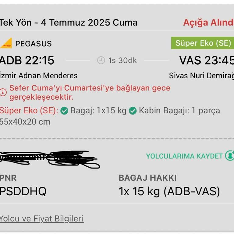 Onayım Olmadan Biletim Açığa Alındı Ve Mağdur Edildim