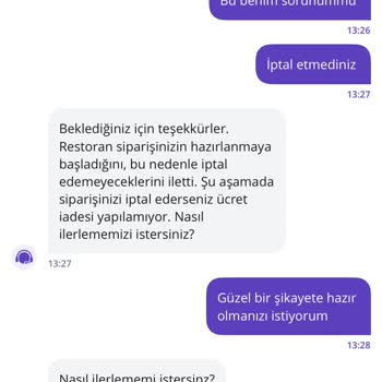 Sipariş İptalinde İlgisizlik Ve Destek Sorunu