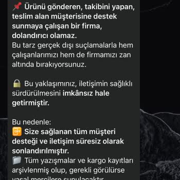 İade Talebimde Müşteri Desteği Yetersiz Ve İletişim Kurulamadı
