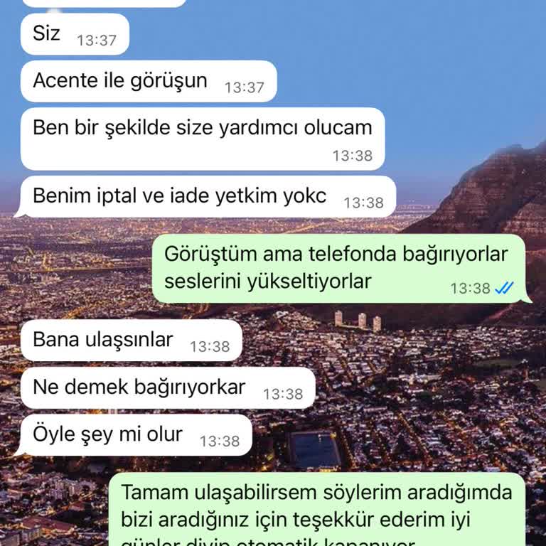 Yangın Bölgesinde İptal Talebimize Jolly'den Cevap Alamıyoruz