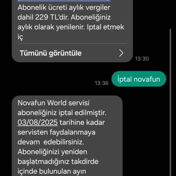 Habersiz Onayla Başlatılan Novafun World Aboneliği Ve Ücret İadesi Sorunu