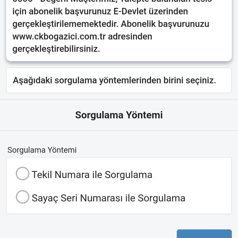 E-Devlet Üzerinden Abonelik Başvurusu Yapılamıyor, Sürekli Yönlendiriliyorum