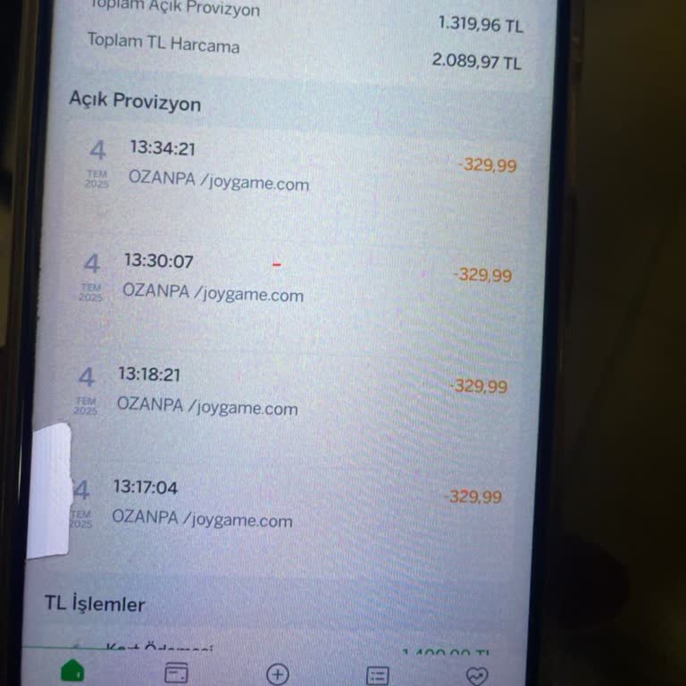 Yüklenen JP Bakiyesinin Hesaba Yansımaması Ve Acil Destek Talebi