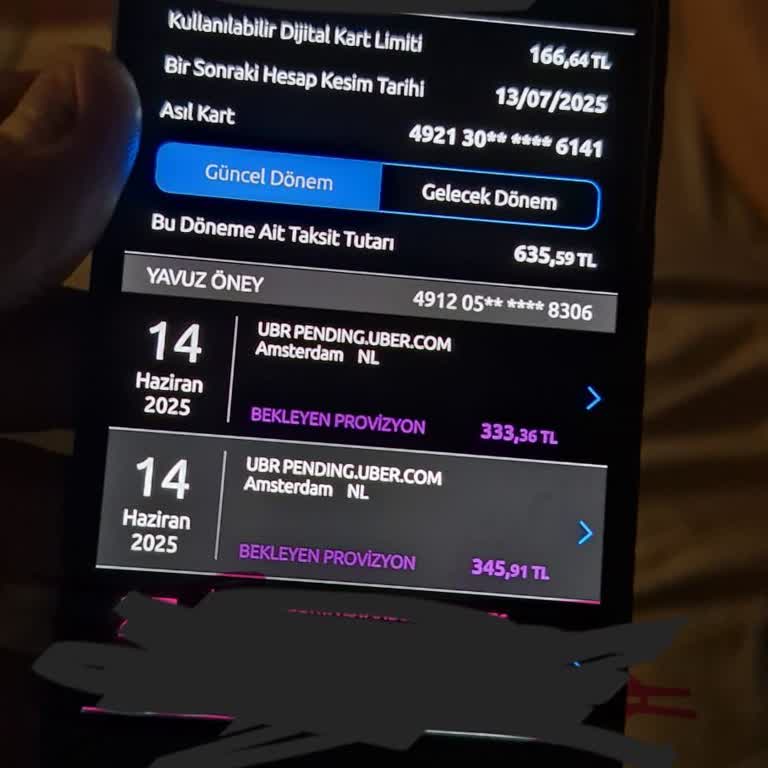 Ich bezahlte 489₺ Fahrt plus 45₺ Servicegebühr bei Uber, trotzdem fehlt Geld!