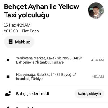 Ich zahlte 812,09₺ statt 667₺ bei Uber, Vertrauen durch Fahrer zerstört!