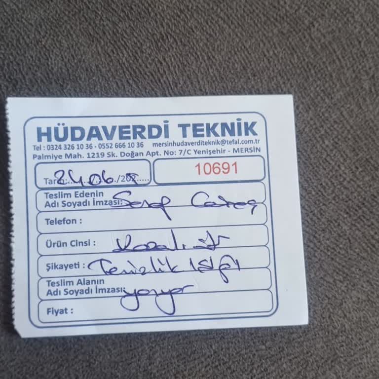 Tefal Ütü Arızası Ve Yedek Parça Temininde Yaşanan Gecikme