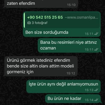 Sipariş Ettiğim Tesbih Farklı Renkle Gönderildi