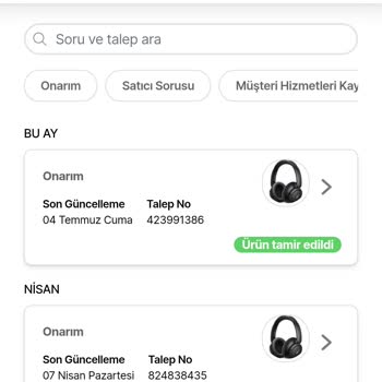 Tekrarlayan Kulaklık Pedi Sorunu Ve Yetersiz Değişim Süreci