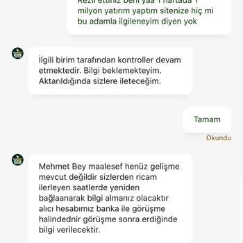 100 Bin TL Yatırdım 5 Gündür Paramı Alamıyorum