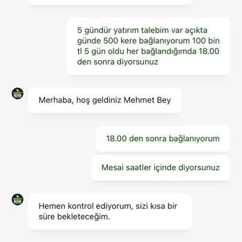 100 Bin TL Yatırdım 5 Gündür Paramı Alamıyorum