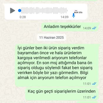 Ön Sipariş Ve İade Sürecinde Yaşanan Mağduriyet, Yanıtsız Mesajlar Ve Geciken Para İadesi