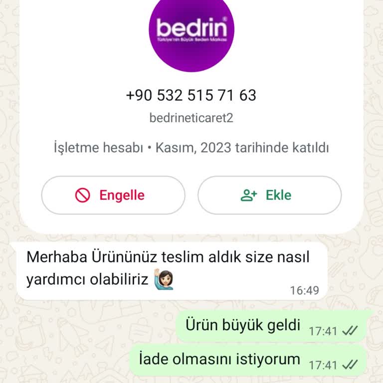 İade Yapılmadı İşletme Sessiz Mağduriyetim Sürüyor