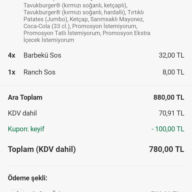 Siparişte Eksik Hamburger Teslimatı Ve Tekrarlayan Hatalar