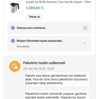 20 Gündür Teslim Edilmeyen Sipariş Ve Fiyat Artışı Mağduriyeti