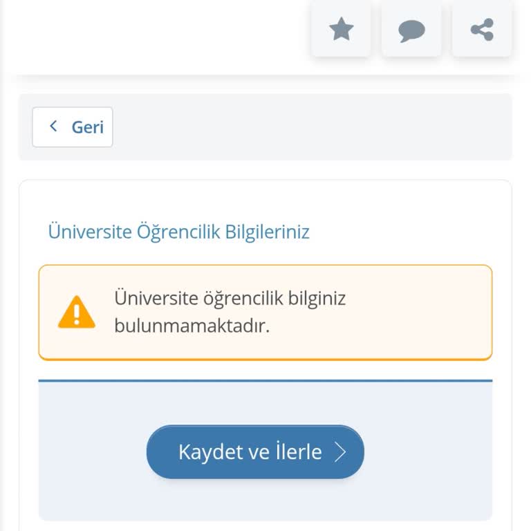 E-Devlet'te Üniversite Öğrencilik Bilgim Görünmüyor İş Başvurusu Yapamıyorum