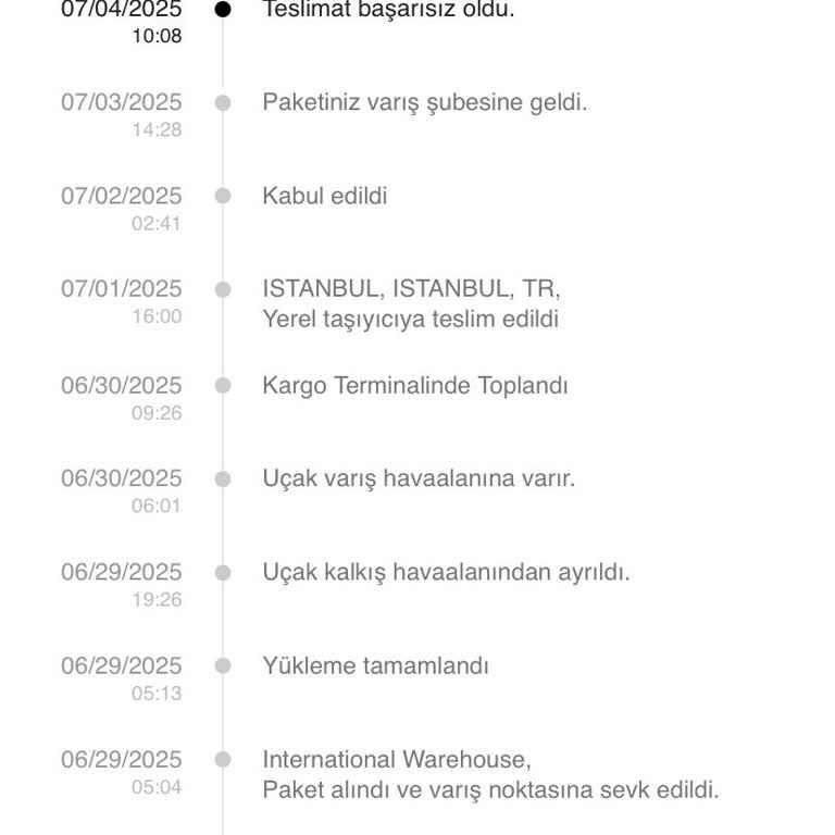 Shein Kargom Dağıtıma Çıkmadan Teslim Edilemedi