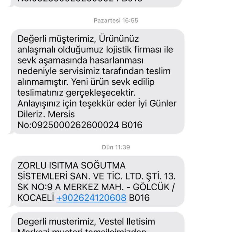 Vestel Klima Teslimatında Sürekli Hasarlı Ürün Ve Uzayan Bekleme Süresi